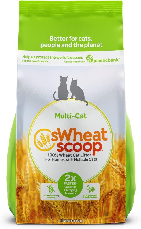 Photo 1 of **SEE NOTES** Wheat Scoop Wheat-Based Natural Cat Litter, 25 Pound Bag