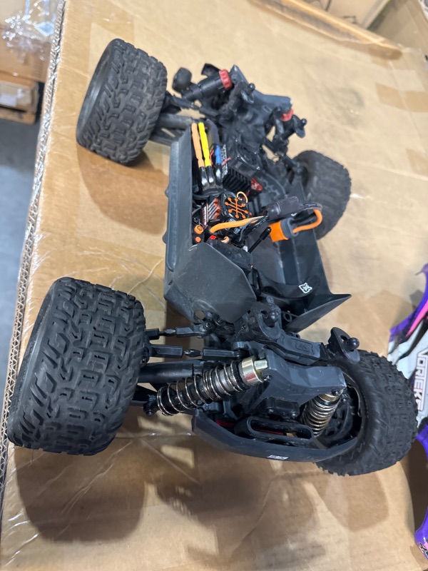 Photo 4 of ARRMA RC Truck 1/10 VORTEKS 4X4 3S BLX Stadium Truck RTR (Batteries and Charger Not Included), Purple, ARA4305V3T2