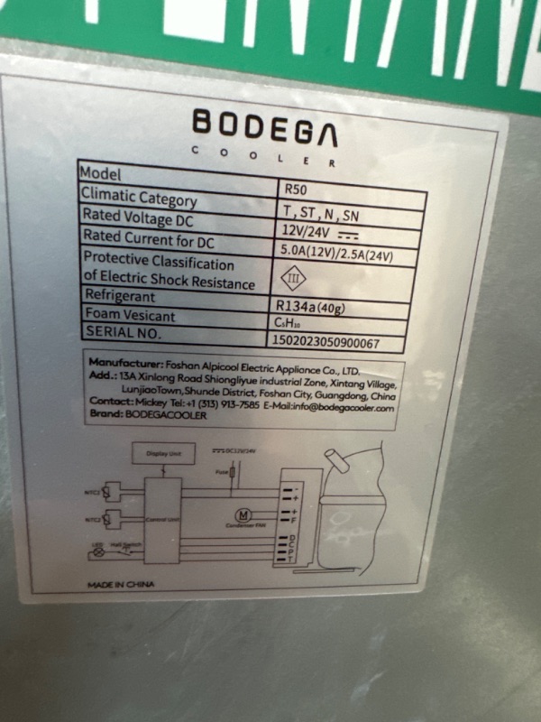 Photo 6 of BODEGA 12 Volt Refrigerator, 