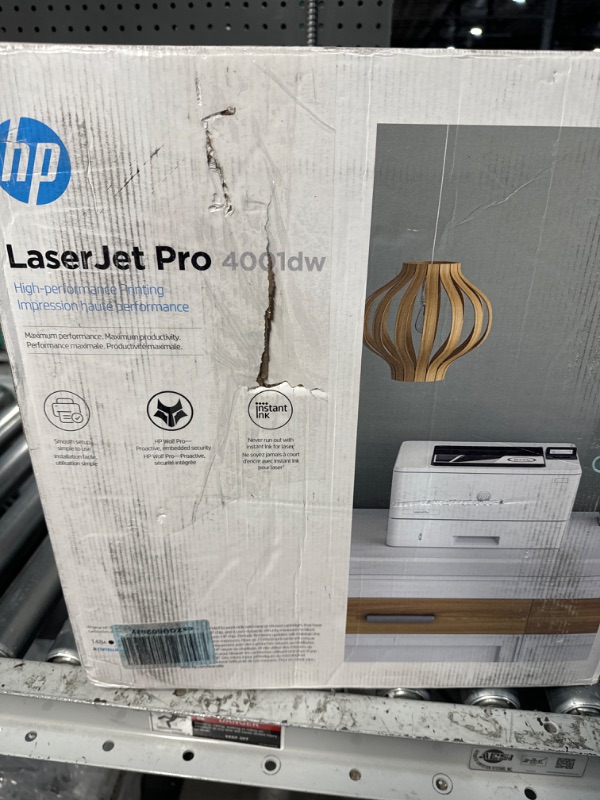 Photo 2 of HP LaserJet Pro 4001dw Wireless Black & White Printer