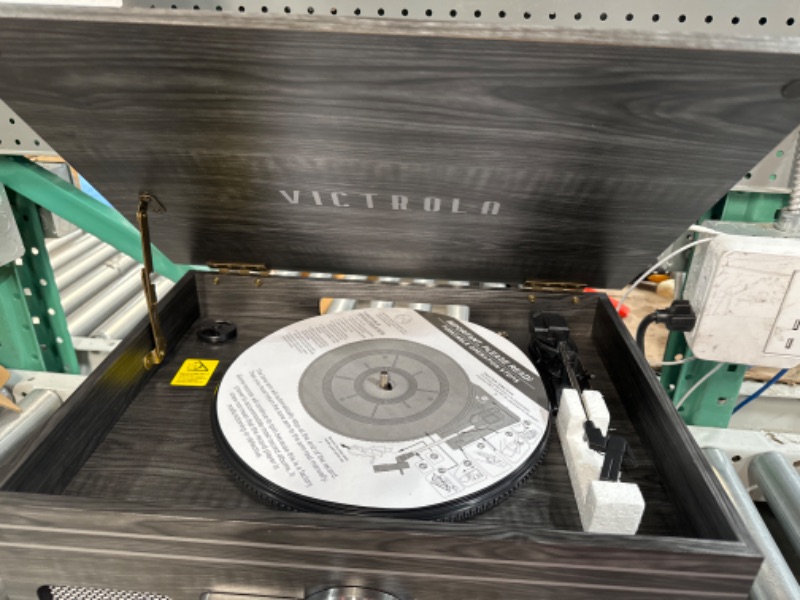 Photo 1 of *USED*STAND IS NOT INCLUDED* STOCK PHOTO* Victrola Nostalgic 6-in-1 Bluetooth Record Player 
