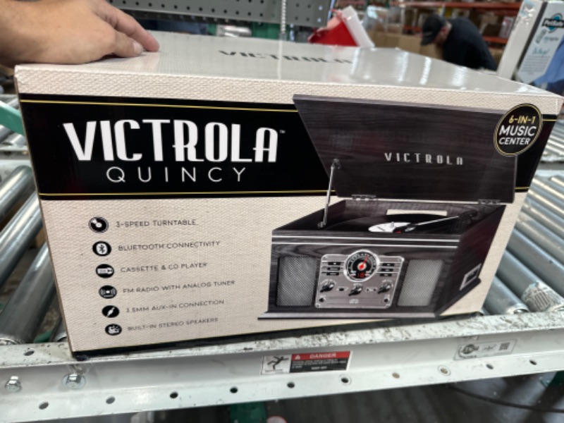 Photo 2 of Victrola Nostalgic 6-in-1 Bluetooth Record Player & Multimedia Center