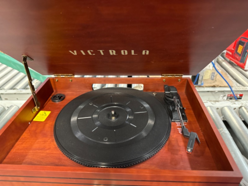 Photo 6 of Victrola Nostalgic 6-in-1 Bluetooth Record Player & Multimedia Center with Built-in Speakers