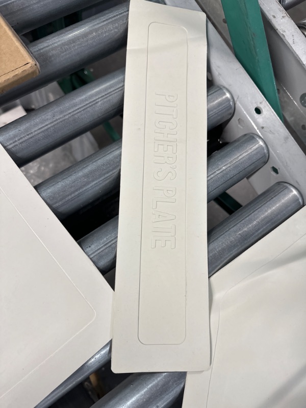 Franklin Sports Thrown Down Baseball Bases with Home Plate and Pitcher