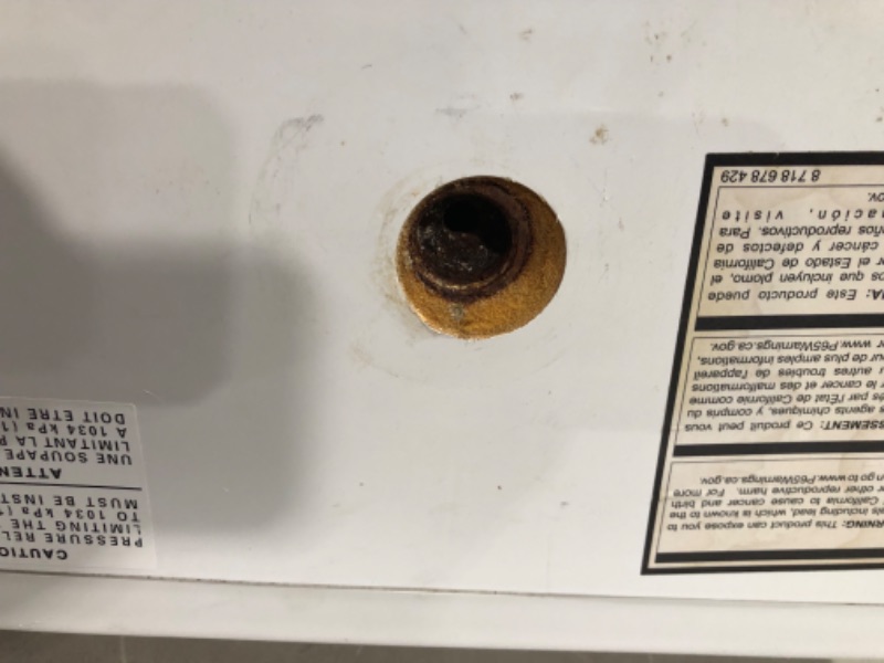 Photo 10 of ***USED - CORRODED - WIRES CUT - SEE PICTURES - UNABLE TO TEST***
Bosch Electric Mini-Tank Water Heater Tronic 3000 T 7-Gallon (ES8)