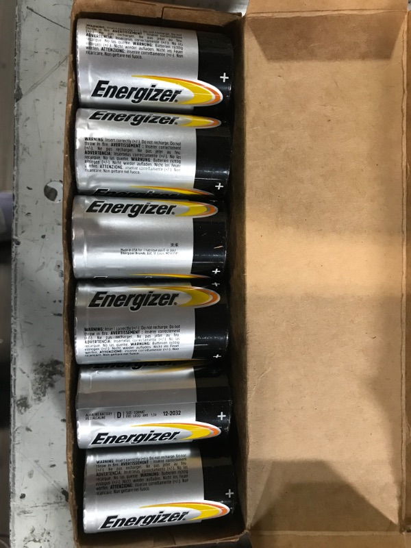 Photo 2 of Energizer Alkaline Power D Batteries (12 Pack)