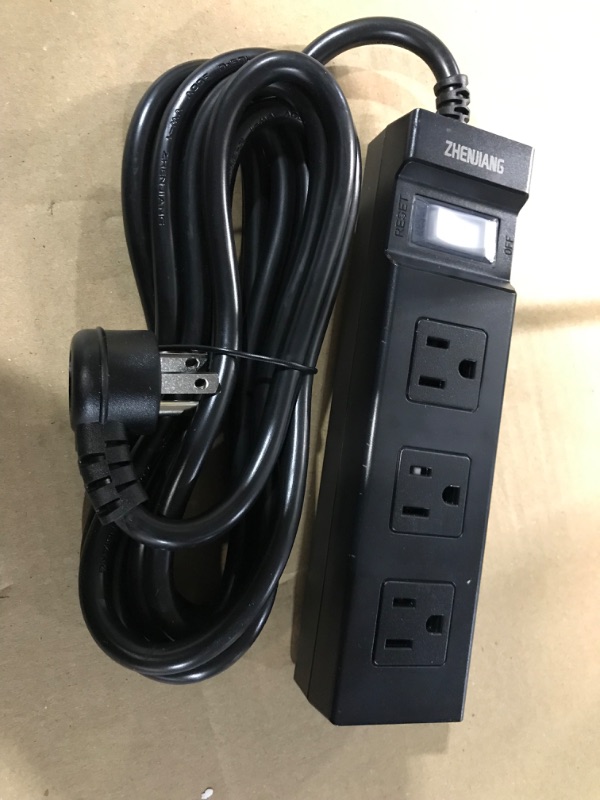 Photo 2 of Outdoor Power Strip Weatherproof, 10 FT Outdoor Extension Cord 3 Outlets