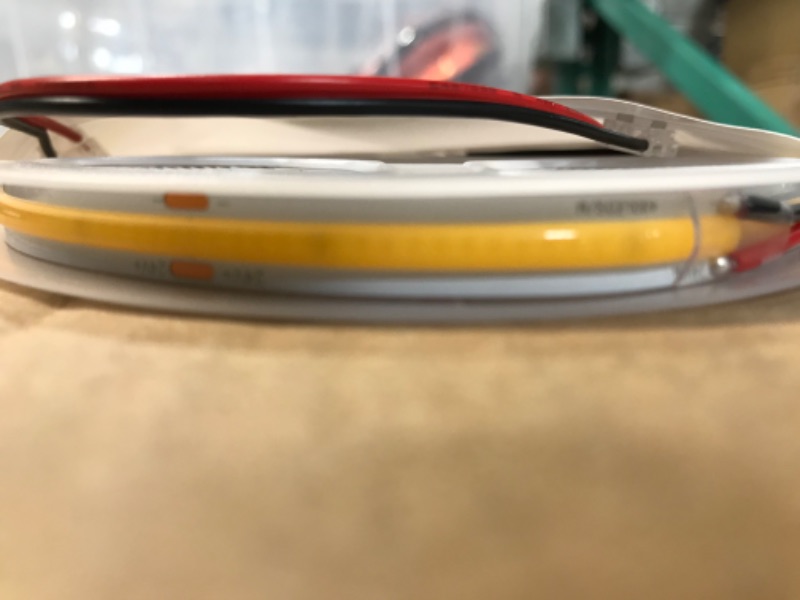 Photo 1 of COB LED Strip Lights White 4000K IP65 Waterproof