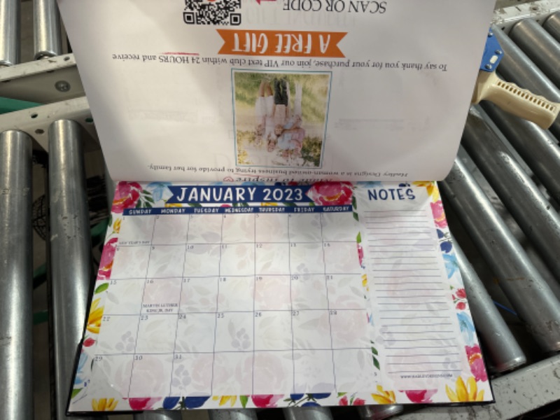 Photo 4 of Floral Teacher Desk Calendar 2023-2024 