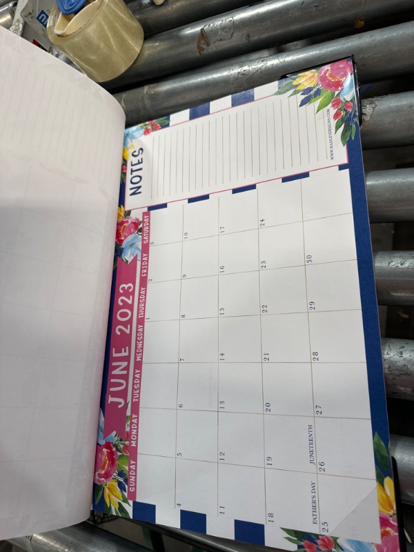 Photo 3 of Floral Teacher Desk Calendar 2023-