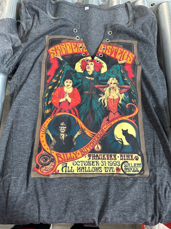 Photo 1 of halloween hocus pocus vneck t shirt