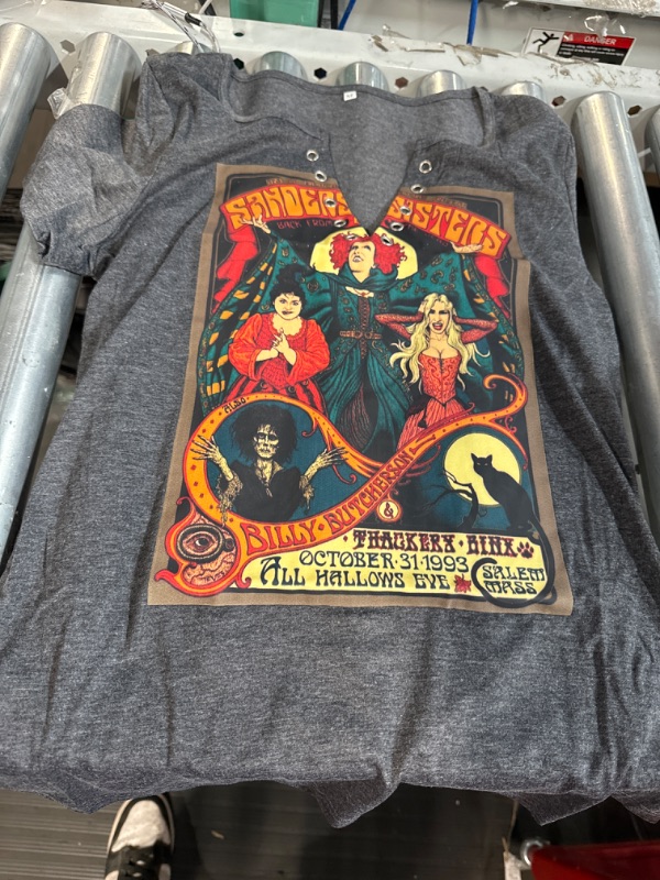 Photo 2 of halloween hocus pocus vneck t shirt