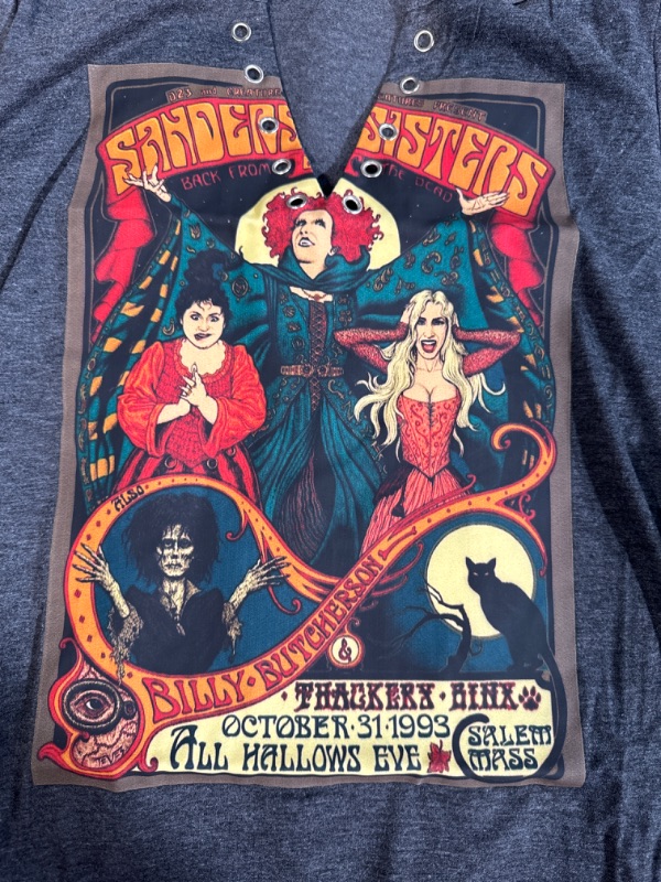 Photo 1 of halloween hocus pocus vneck t shirt