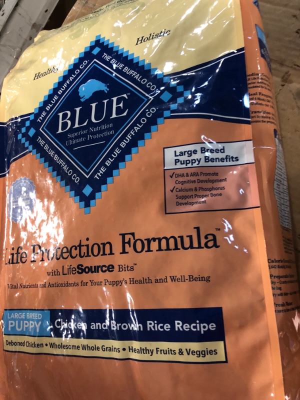 Photo 4 of **EXPIRES 11/21/2023**
Blue Buffalo Life Protection Formula Natural Puppy Large Breed Dry Dog Food, Chicken and Brown Rice 30-lb 30 Pound (Pack of 1)