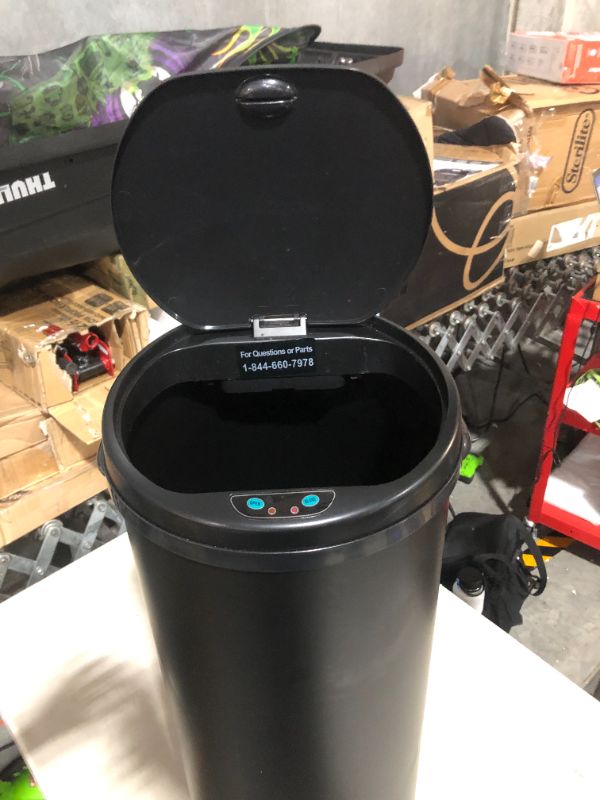 Photo 3 of ***MOTION SENSING FUNCTION DOESN'T WORK***
iTouchless 13 Gallon Automatic Trash Can with Odor Control System