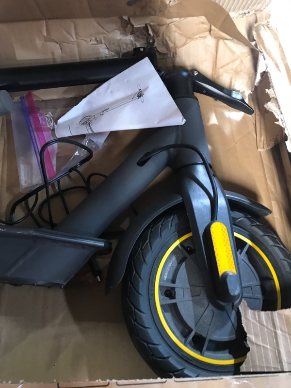 Photo 2 of **FOR PARTS**NON REFUNDABLE***1PLUS Electric Scooter 10" Solid Tires 500W Motor 19 Mph Speed Commuter E Scooter for Adults,Long-Range Battery,Smart,Foldable and Portable(Optional Seat) 10"(500W)