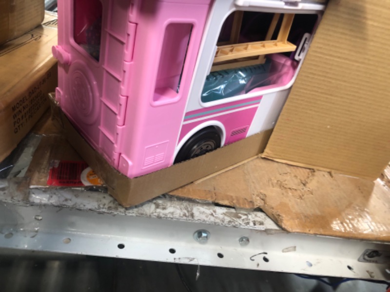 Photo 2 of Barbie Camper 3-in-1 DreamCamper Toy Playset Transforming Camper with Pool