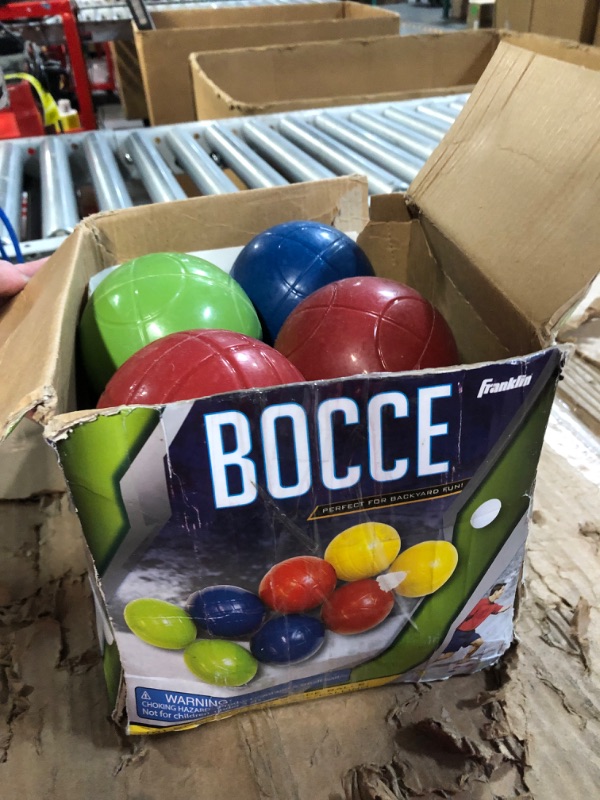 Photo 4 of **SEE NOTES**
Franklin Sports 90mm Bocce Set - 8 All Weather Bocce Balls and 1 Pallino