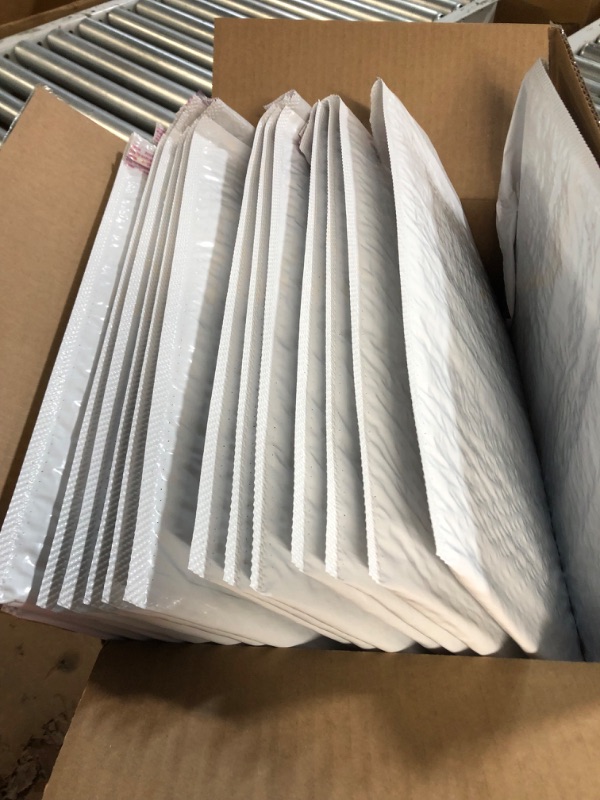 Photo 3 of Fuxury White Bubble Mailers 10.5x16" 40 Pack