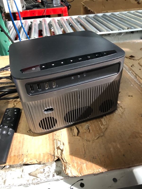 Photo 2 of 4K Projector with WiFi 6 and Bluetooth 5.2, 500 ANSI Lumens WiMiUS