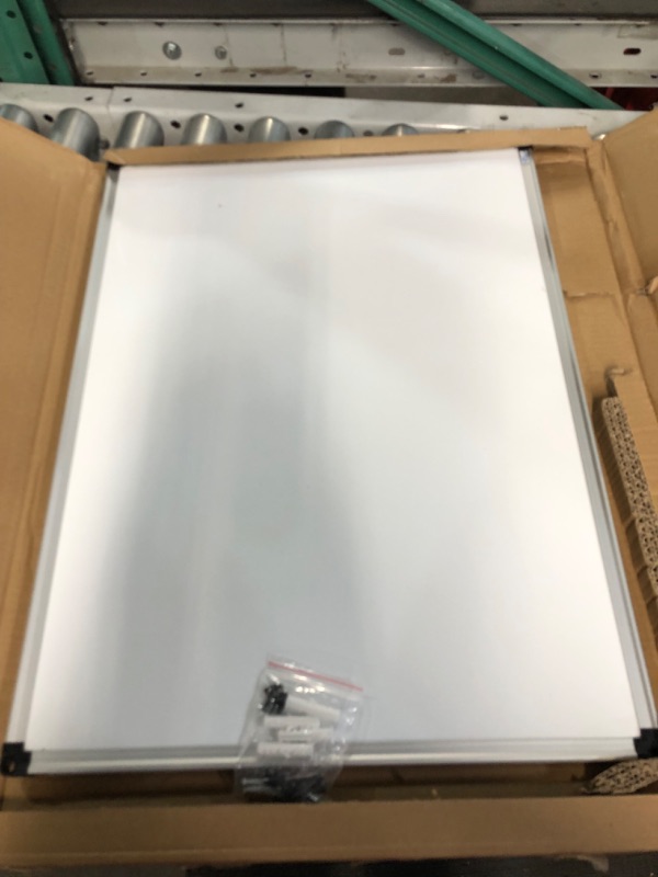 Photo 2 of XBoard Magnetic 24x18-Inch Dry Erase Aluminum Framed Whiteboard with Detachable Marker 