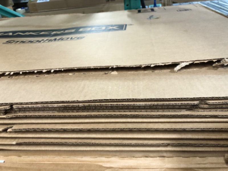 Photo 1 of Bankers Box® SmoothMove 24" x 18" x 18" Moving Box, Blue/Kraft, 6/Bundle (0062901)