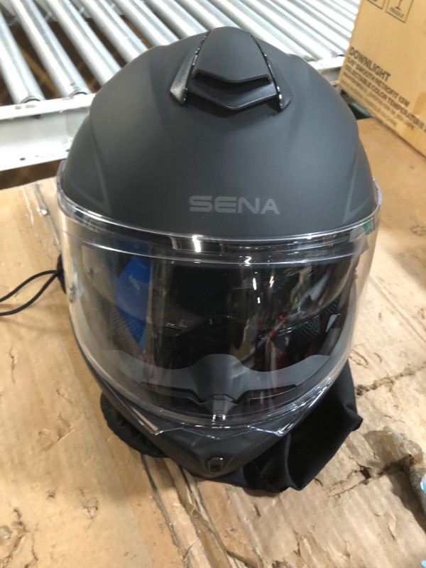 Photo 2 of Sena Outrush R Modular Helmet X-Large Matte Black