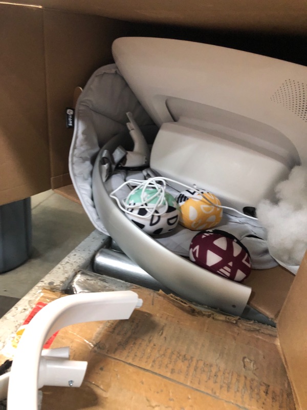 Photo 1 of 4moms MamaRoo Multi-Motion Baby Swing, Bluetooth Baby Swing with 5 Unique Motions, Grey
