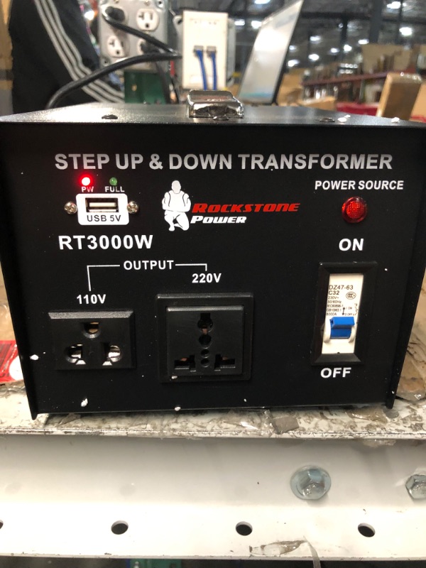 Photo 2 of ROCKSTONE POWER 5000 Watt Voltage Converter Transformer - Heavy Duty Step Up/Down 