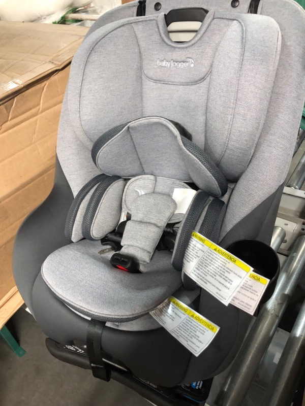 Photo 3 of Baby Jogger City Turn Rotating Convertible Car Seat | Unique Turning Car Seat Rotates for Easy in and Out, Phantom Grey