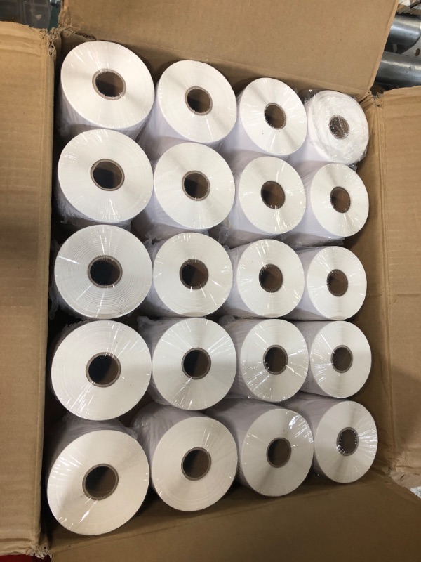 Photo 2 of L LIKED 20 Rolls of 4" x 6" Direct Thermal Shipping Labels with 250 Labels/Roll - Compatible Zebra 2844 ZP-450 ZP-500 ZP-505