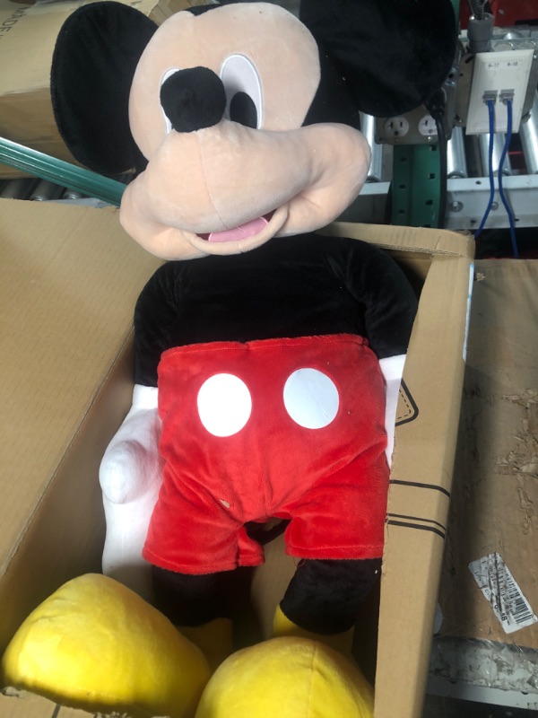 Photo 3 of Disney Junior Mickey Mouse 40 Inch Giant Plush Mickey Mouse Stuffed Animal for Kids, by Just Play