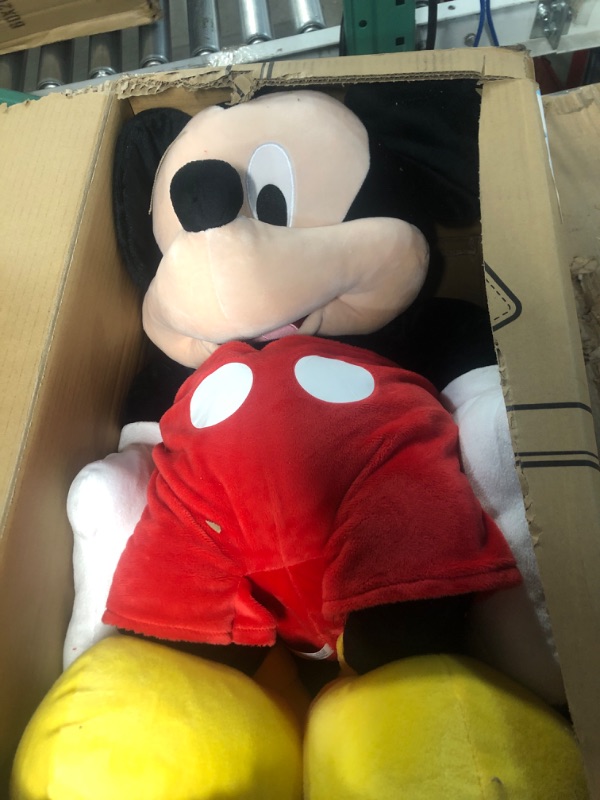 Photo 2 of Disney Junior Mickey Mouse 40 Inch Giant Plush Mickey Mouse Stuffed Animal for Kids, by Just Play