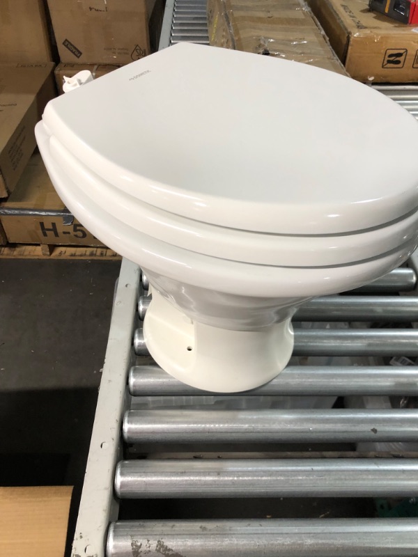 Photo 4 of Dometic 311 Gravity, Ceramic Bowl, Low-Profile RV Toilet (White)