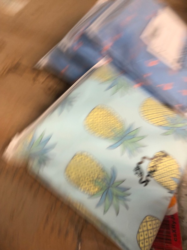 Photo 1 of BUNDLE OF 4 MENS BEACHWEAR SHORTS 3 FLAMINGO ONE PINEAPPLE 