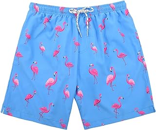 Photo 1 of BUNDLE OF 4 MENS BEACHWEAR SHORTS 3 FLAMINGO ONE PINEAPPLE 