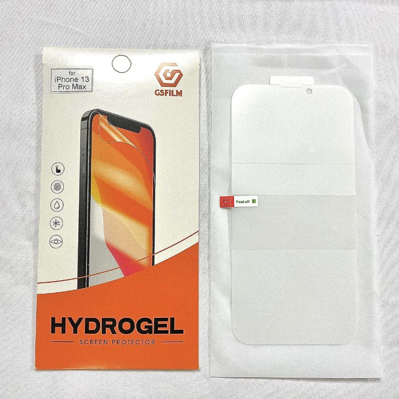 Photo 1 of 2  in a bundle AmaCase Premium Hydrogel Film Screen Protector for iPhone 13, Non-Breakable 