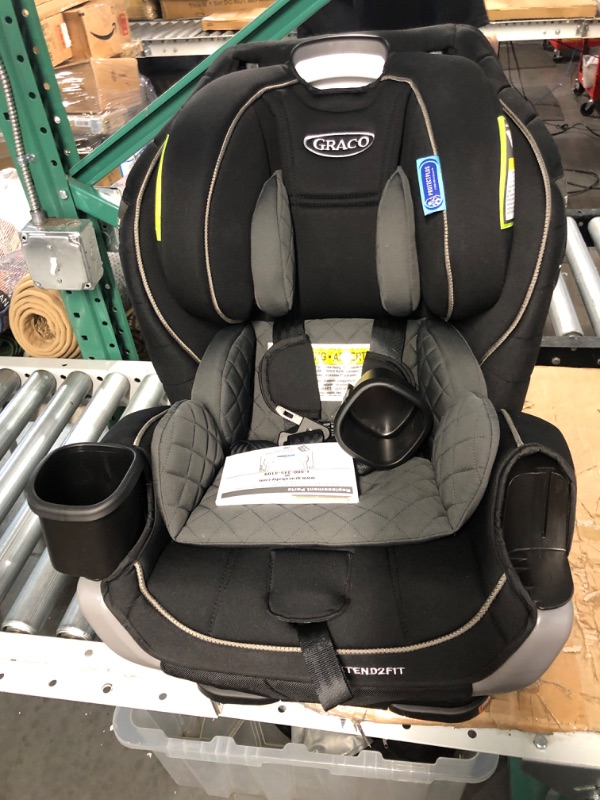 Photo 2 of Graco Extend2Fit 3 in 1 Car Seat | Ride Rear Facing Longer with Extend2Fit, featuring TrueShield Side Impact Technology, Ion , 20.75x19x24.5 Inch (Pack of 1) 3-in-1 Ion