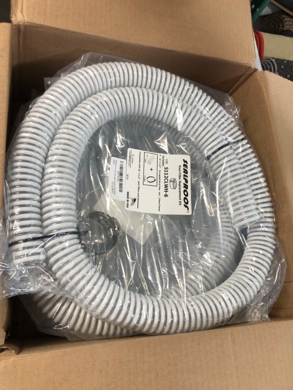 Photo 3 of (Bundle of 4) Sealproof 1.5" x 6 FT Pool Filter Pump Connection Hose