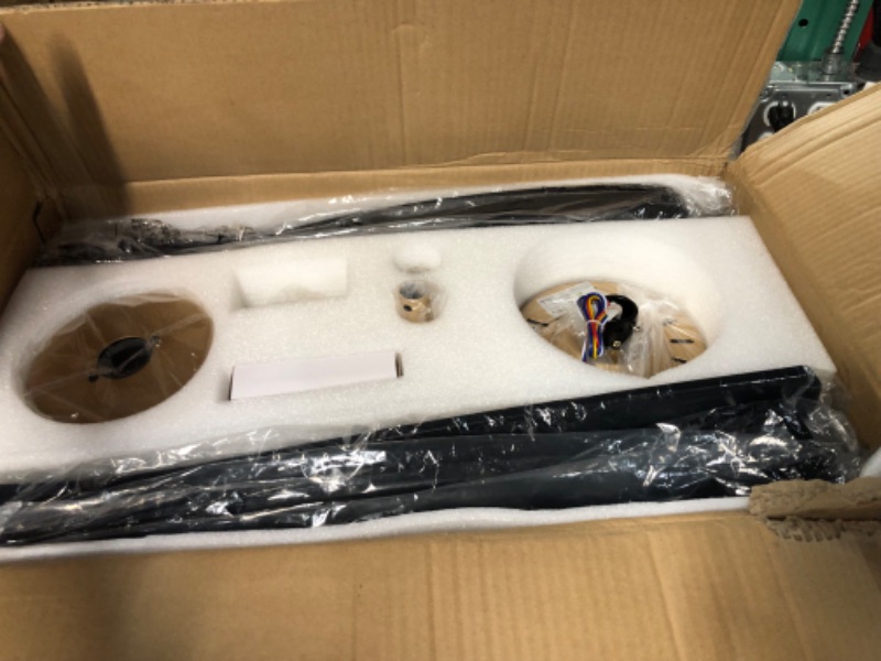 Photo 1 of CATINER 65" Large Ceiling Fan with LED Light, Ceilign Fan with Remote Control