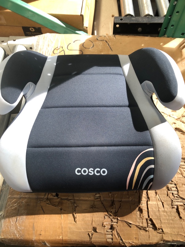 Photo 2 of Cosco Topside Backless Booster Car Seat, Lightweight 40-100 lbs, Rainbow