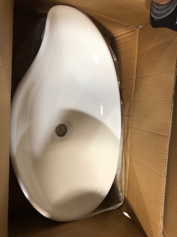 Photo 2 of Swiss Madison Daxton Vessel Sink, White