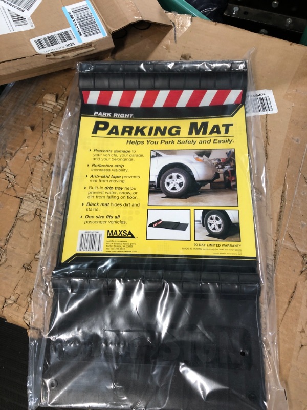 Photo 2 of Maxsa 37358-RS Park Right Perfect Parking Self Adhesive Anti-skid Parking Mat 