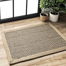 Photo 1 of  Farmhouse Seagrass Accent Rug, 2' x 3', Beige