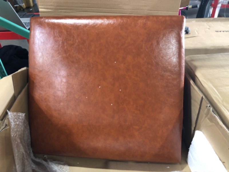 Photo 1 of **STOCK PHOTO FOR REFERENCE** BROWN DINING CHAIR LEATHER 70X63X30CM