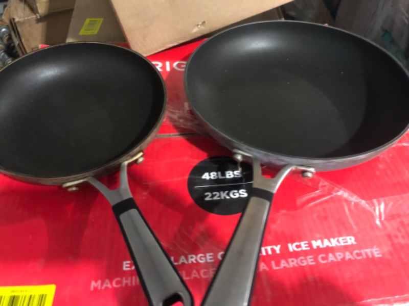 Photo 2 of **HEAVILY USED**
 Frying Pan Set, 8-Inch and 10-Inch 