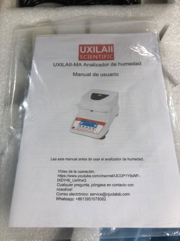 Photo 1 of UXILAII SCIENTIFIC Moisture anlyzer Spanish English Germany Menu Balance Meter 