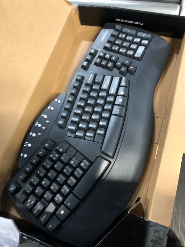 Photo 2 of Wireless Ergonomic Keyboard with Gel Wrist Rest Bundle