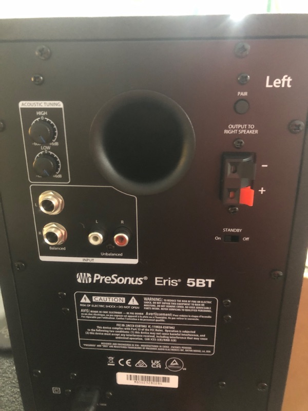 Photo 6 of * used * good condition * functional *
PreSonus Eris 5BT Gen 2 — 5-inch Powered Desktop Speakers with Bluetooth for Multimedia