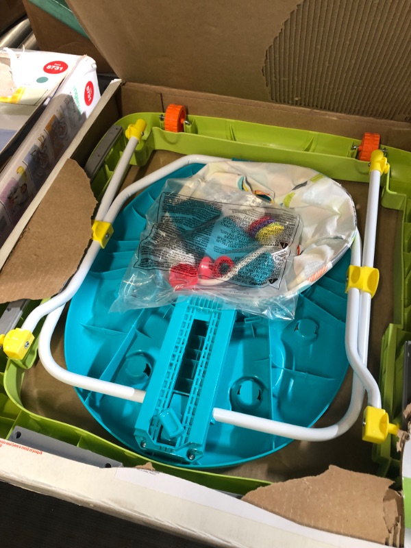 Photo 1 of Bright Starts Giggling Safari Walker with Easy Fold Frame for Storage, Ages 6 Months +